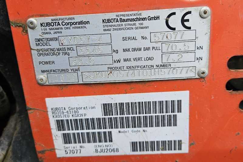 OmecoHub - Immagine KUBOTA KX057-4
